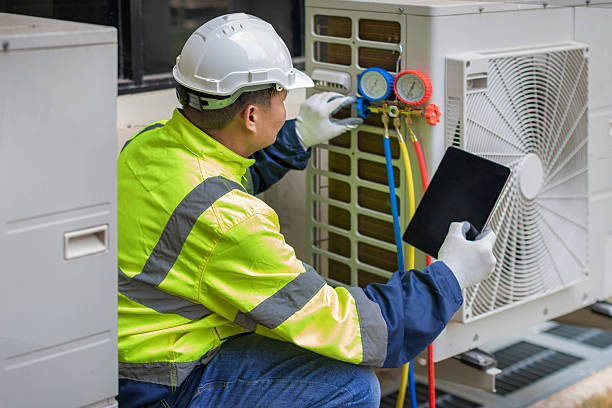 Professional Hvac technician working in Pine Brook, NJ